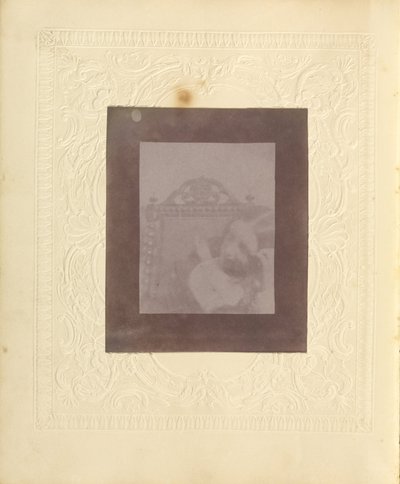 Unbekannter Hersteller, Britisch, aktiv in Indien um 1843 - (Porträt einer sitzenden Frau) von Unbekannt Unbekannt
